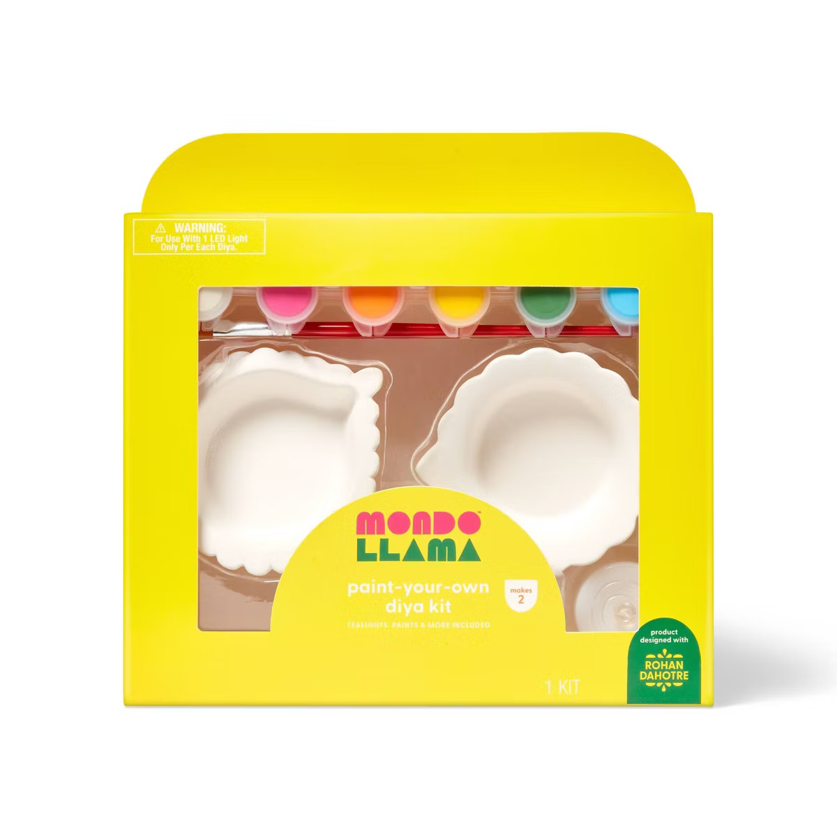 2ct Diwali Craft Diya Painting Kit - Mondo Llama™ | Target