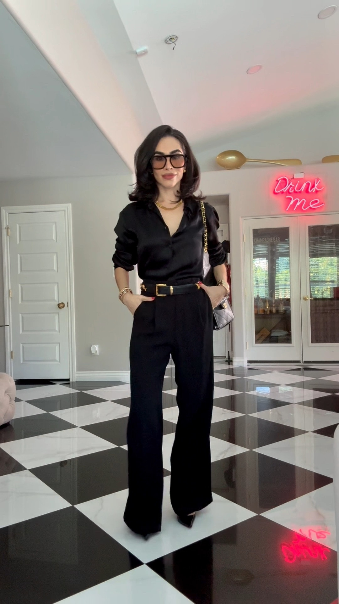 All black OOTD 

#LTKPetite #LTKStyleTip #LTKOver40