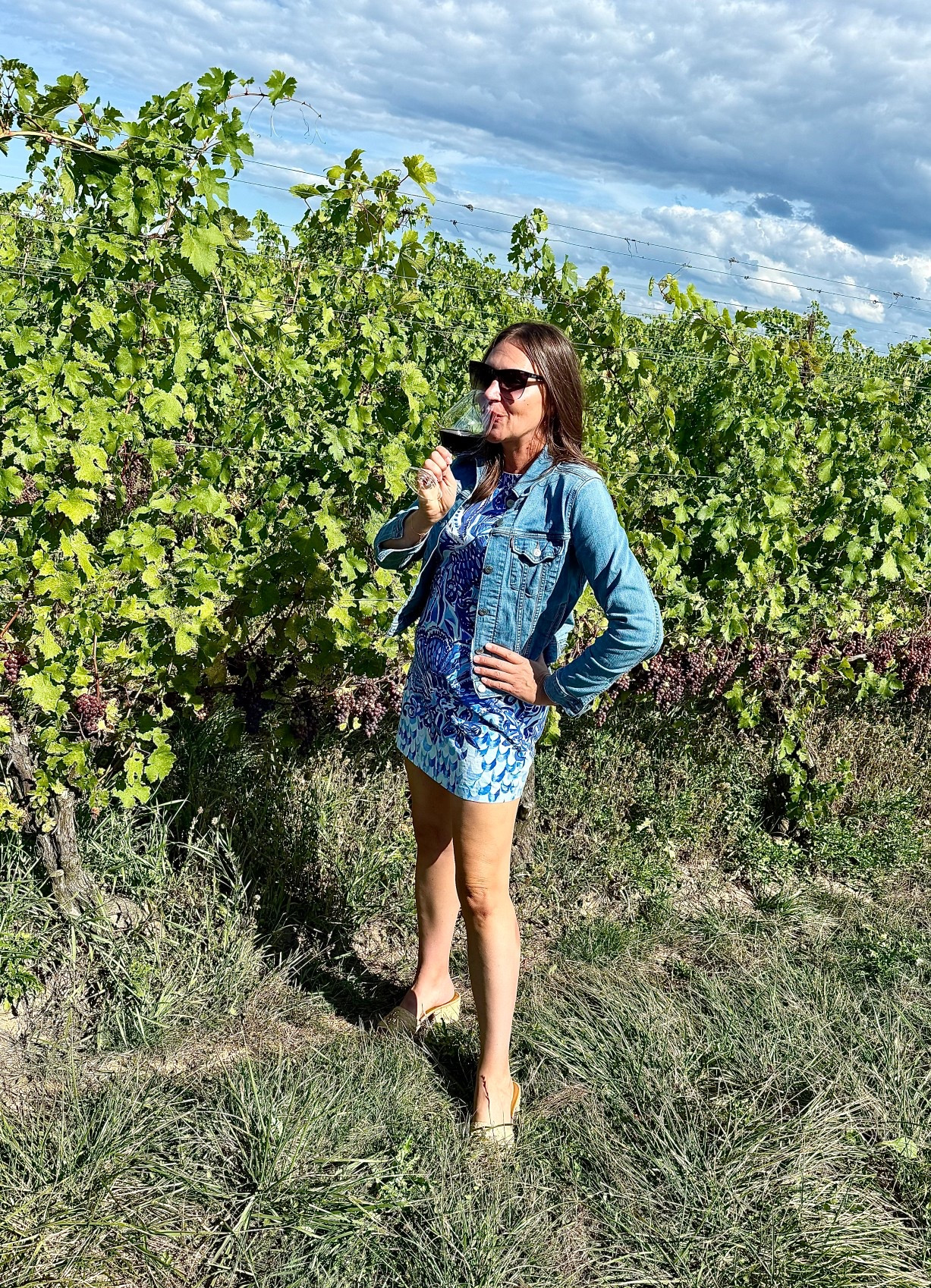 Happy Labor Day! Ended the summer with winetasting at our favorite vineyard! 
.
A denim jacket is the perfect layer to add warmth on chilly Fall days. 
.


#LTKSeasonal #LTKFindsUnder50 #LTKOver40