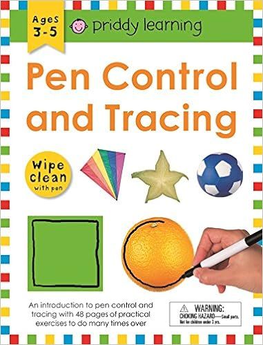 Wipe Clean Workbook: Pen Control and Tracing (enclosed spiral binding) (Wipe Clean Learning Books... | Amazon (US)