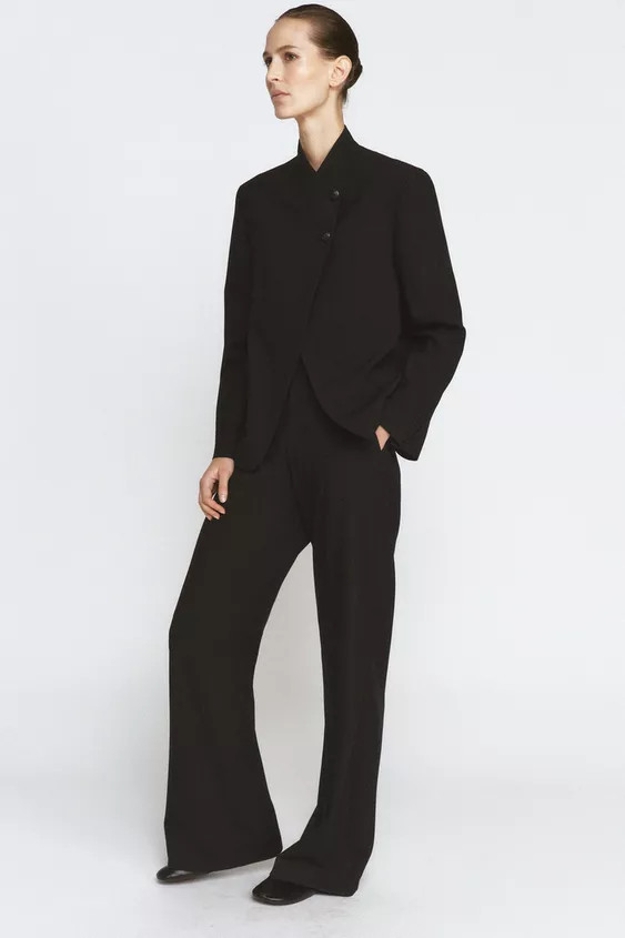 ZW COLLECTION HIGH-WAIST WIDE-LEG TROUSERS | Zara US