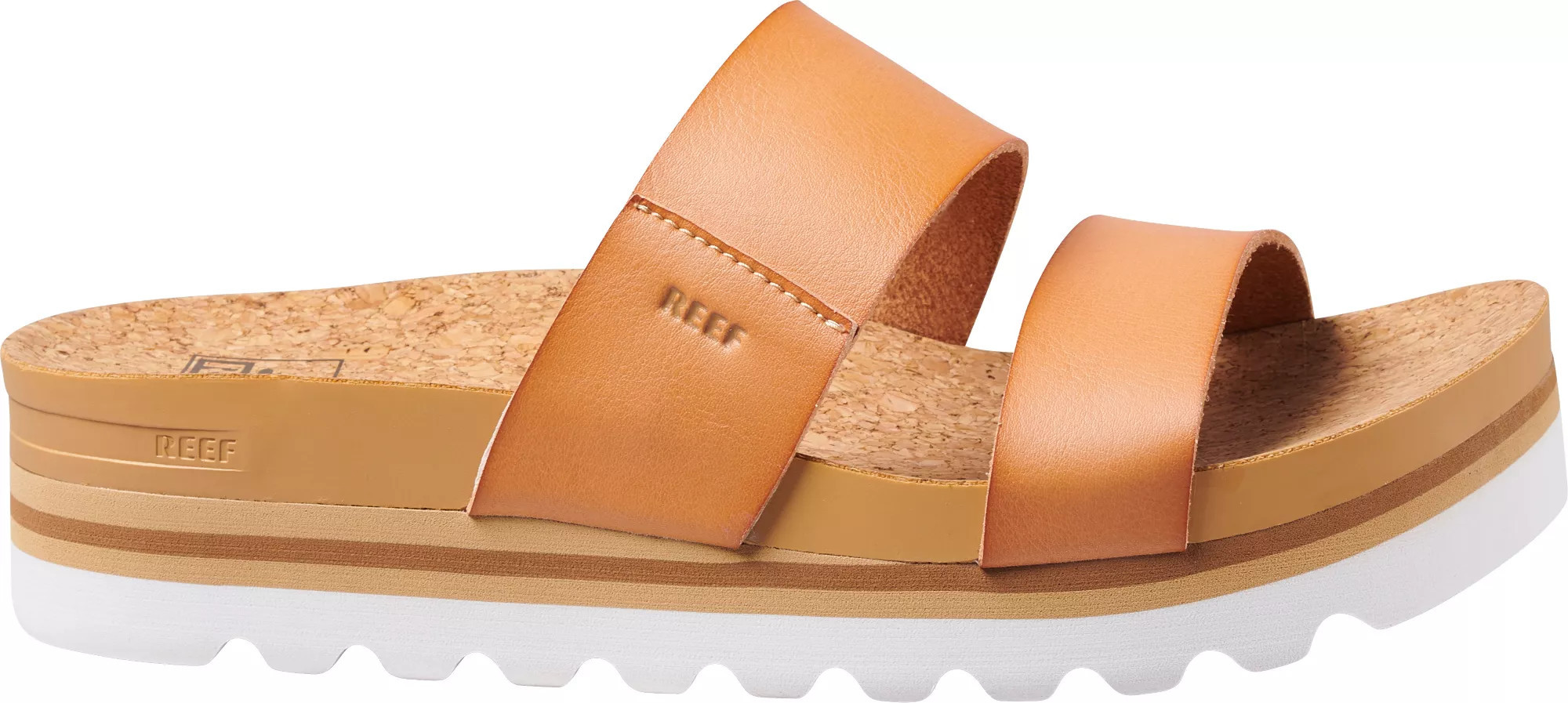 Reef Women's Cushion Vista Hi Sandals, Size 11, Natural | DICK'S Sporting Goods
