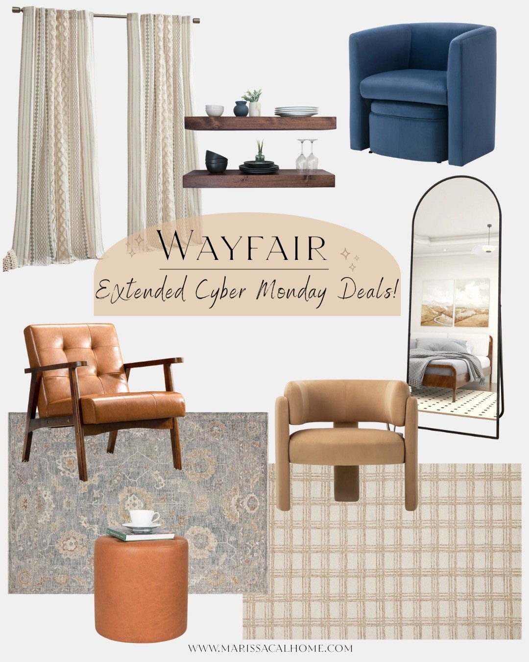 Get your home ready for the holidays ✨ Wayfair cyber Monday // living room // deals // area rugs // accent chairs 

#LTKHome #LTKSaleAlert