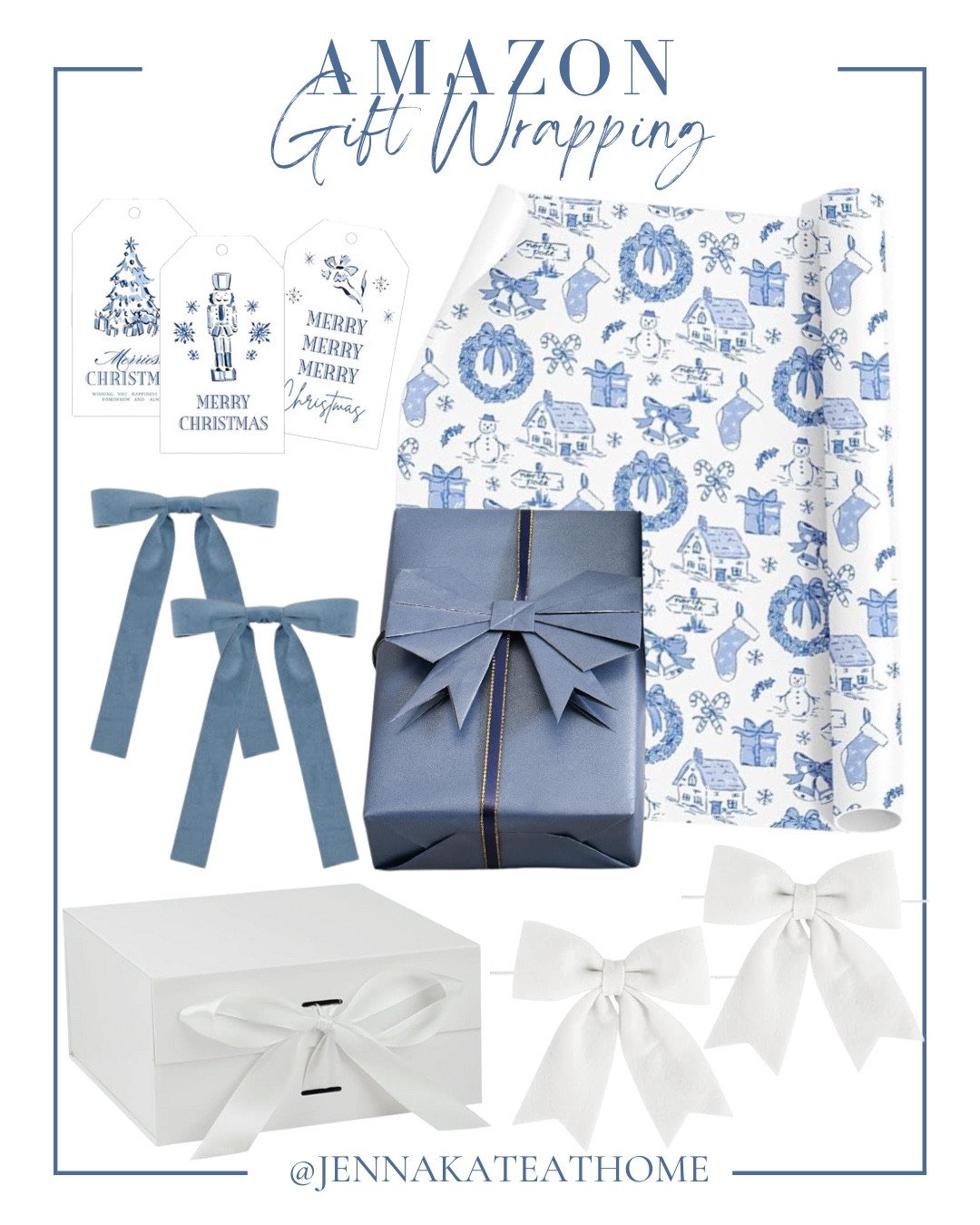 Gift wrapping from Amazon includes wrapping paper, gift boxes, bows, and gift tags.

Christmas gift wrapping, gift wrapping, holiday gift wrappingg

#LTKHoliday #LTKSeasonal #LTKFindsUnder50