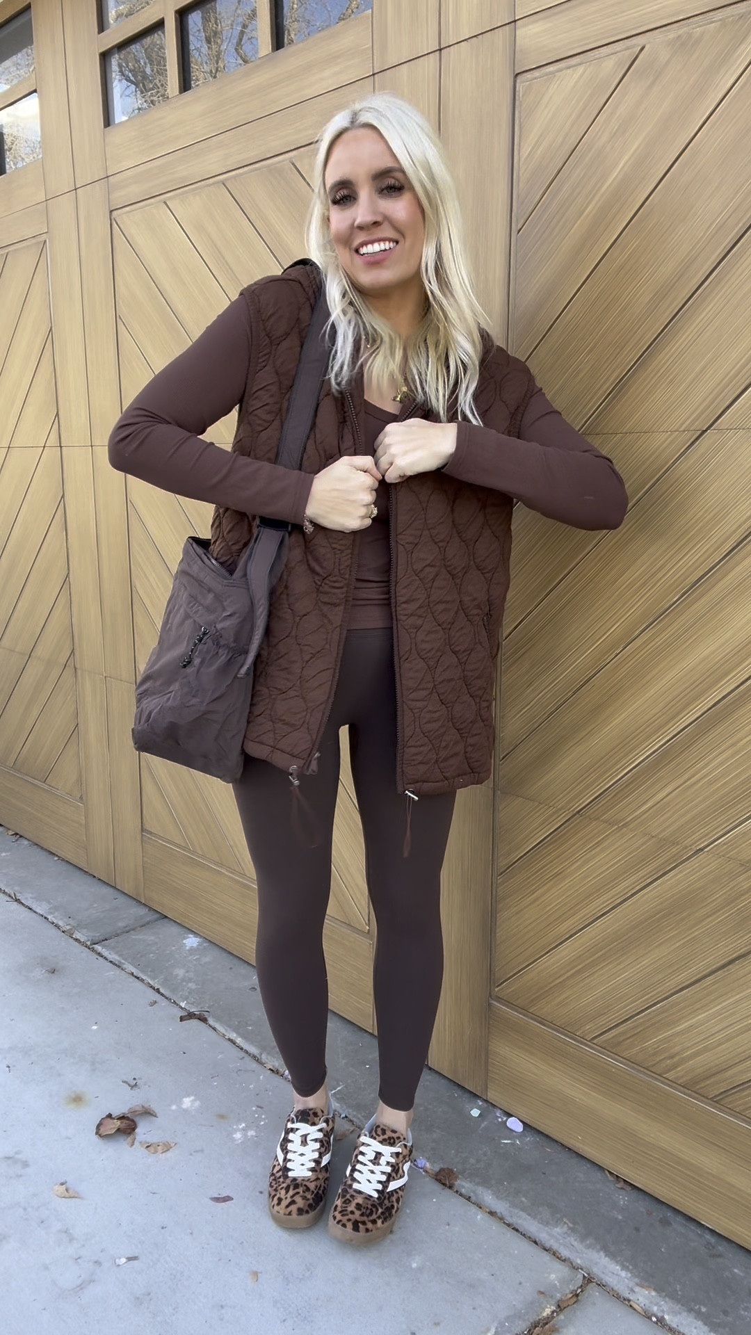 Last outfit is this brown monochromatic look! Small in top and bottoms, medium in vest! 

#LTKStyleTip #LTKFindsUnder100 #LTKFindsUnder50