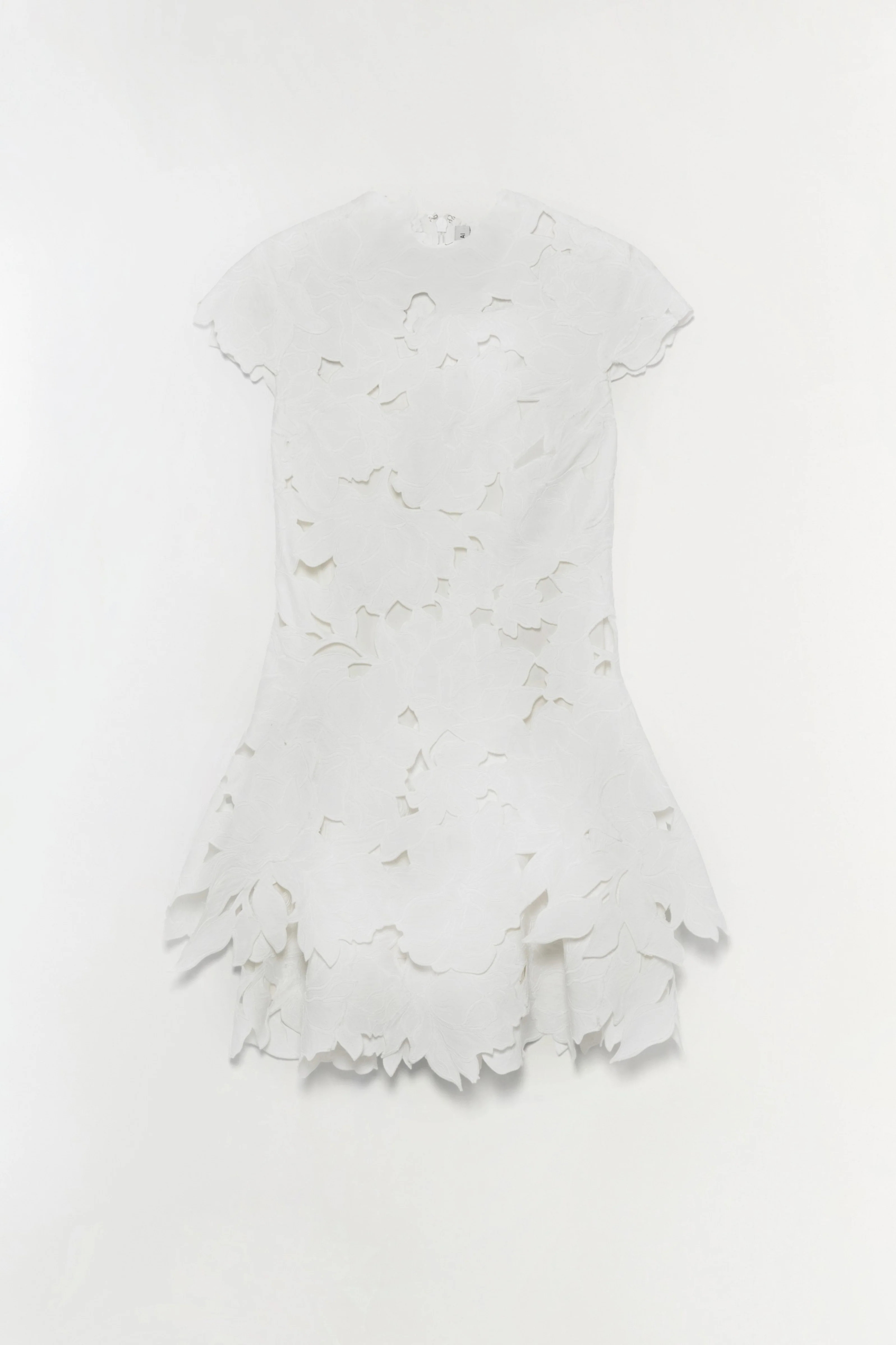 SIMKHAI Women's Holloway Embroidered Mini Dress in White, Size 4 | Simkhai