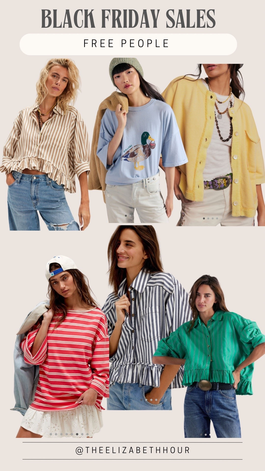 Free People Black Friday sale. 



Holiday sales, free people button up shirt, holiday style finds, holiday outfits, holiday outfit ideas, gifts for her, gifts for mom, gifts for wife, striped shirt, striped button down, Christmas gift ideass

#LTKGiftGuide #LTKSaleAlert #LTKCyberWeek