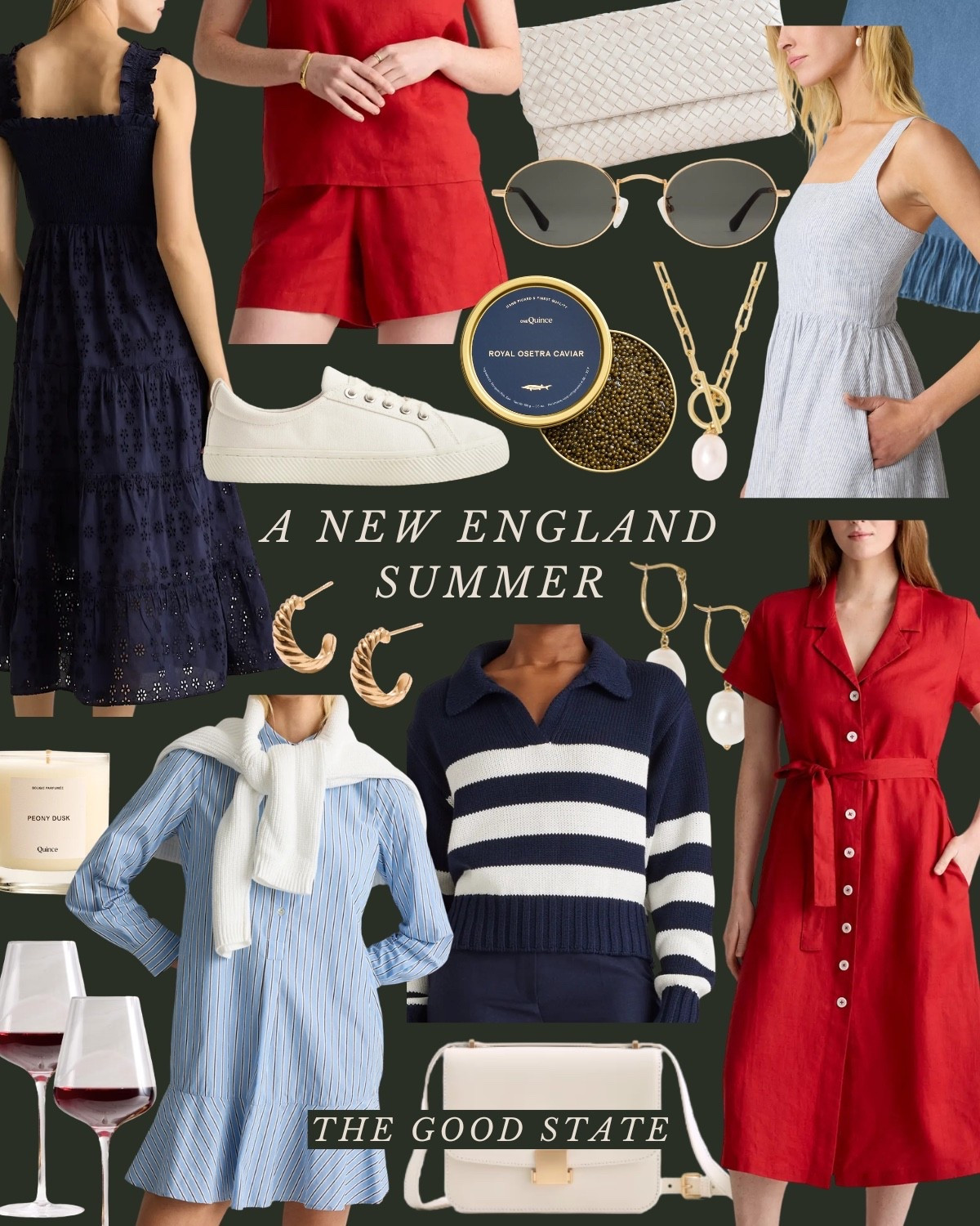 This summertime collection is for the ladies who spend slow mornings wandering down the historic streets of Newport—the warmth of the sun on their shoulders, the cool breeze blowing through their hair and an iced latte in one hand. For the ones whose ideal afternoon looks like browsing bookstores and antique shops in Kennebunkport. This is for the ladies who enjoy Cape Cod bike rides, Martha’s Vineyard ferry days and late summer evening in Watch Hill when everyone somehow ends up barefoot by sunset.

This is for the ladies who have spent years building their wardrobe. The ones who collect rather than consume. The ladies who carefully choose timeless staples they’ll wear for decades—a perfectly broken-in pair of loafers or Sperrys, a crisp white button-down and an heirloom cable-knit sweater.

This is for the ladies who look like the just stepped out of a Ralph Lauren Catalog. The ones whose outfits are polished and playful. The lovers of all things J.Crew and the ones who find themselves growing Tuckernuck’s website multiple times a week. For the lovers of heritage style, classic tailoring, block print, woven totes and a wardrobe that chases tradition not trend.

This is for the ladies who romanticize slow mornings at the harbor, fresh cut hydrangeas on the kitchen table, picnics at sunset and a timeless wardrobe fit for a Kennedy. This is for you 🦞✨🫶🏼

#LTKSaleAlert #LTKActive #LTKootd