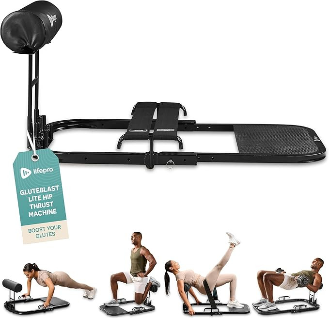 Lifepro Hip Thrust Machine – Foldable Glute Bench Hip Thrust Platform – Booty Trainer for Wom... | Amazon (US)