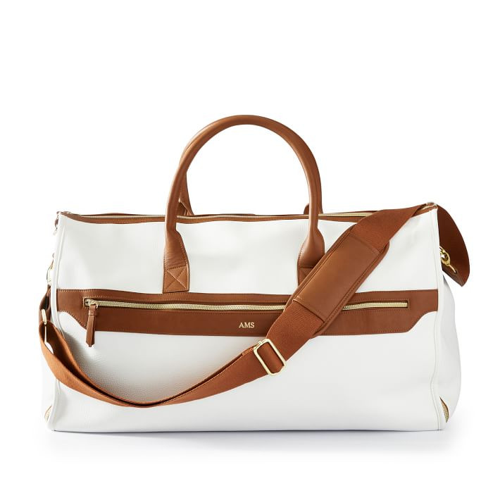 Vegan Leather 2-In-1 Garment Bag | Mark and Graham