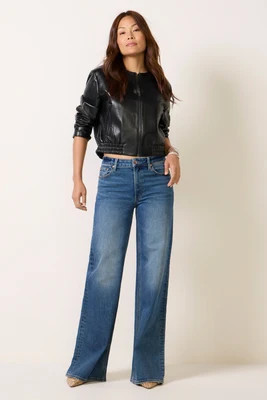 PISTOLA Women's Vivian Wide Leg Jean, Size 31, Blue | Evereve