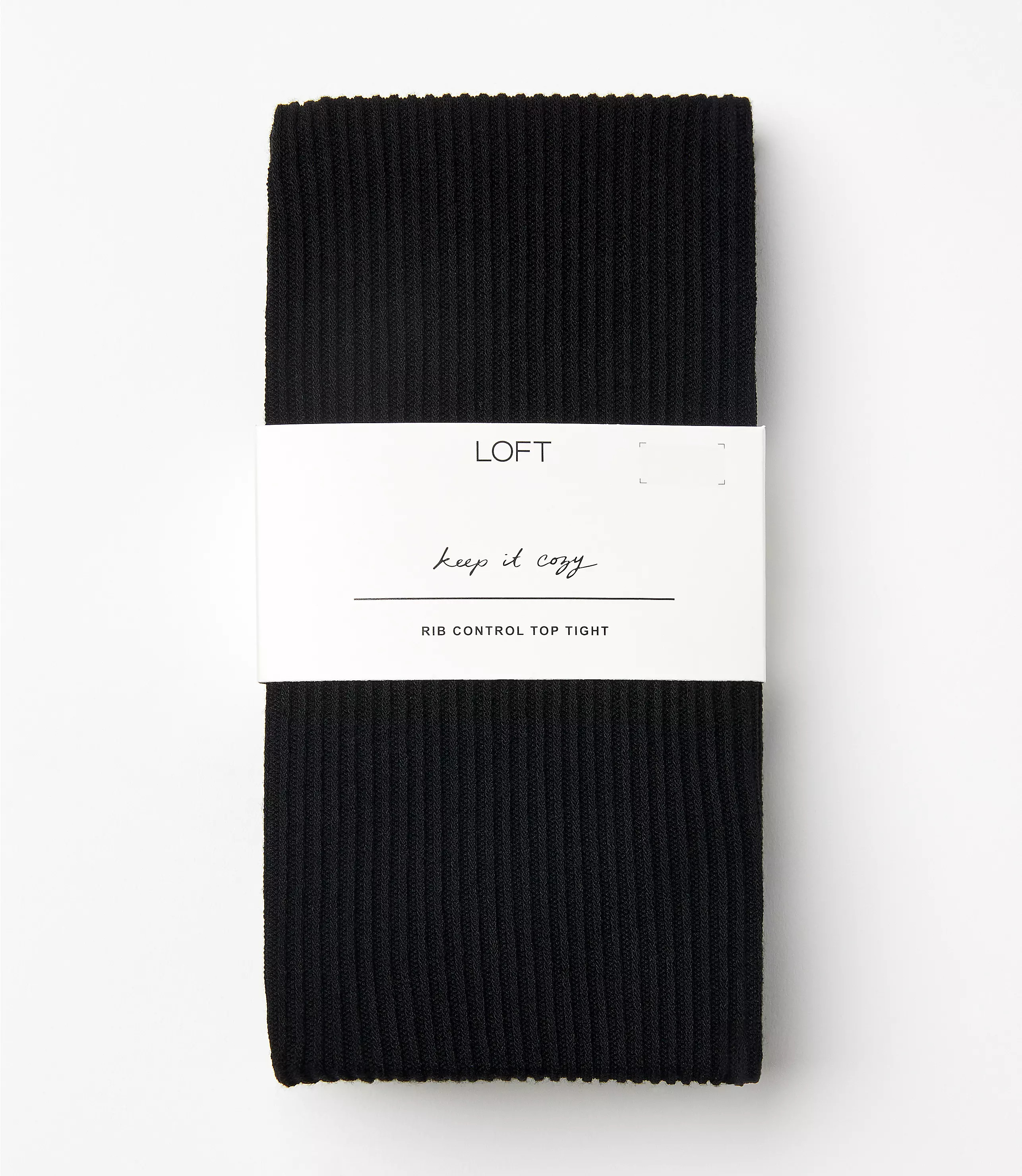Ribbed Control Top Tights | LOFT