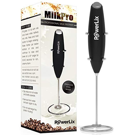 PowerLix Milk Frother Handheld Battery Operated Electric Foam Maker For Coffee, Latte, Cappuccino... | Amazon (US)