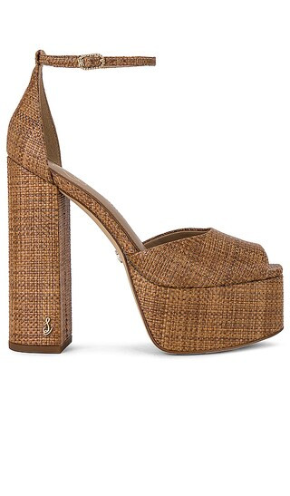 Sam Edelman Kori Sandal in Brown. - size 9.5 | Revolve Clothing (Global)