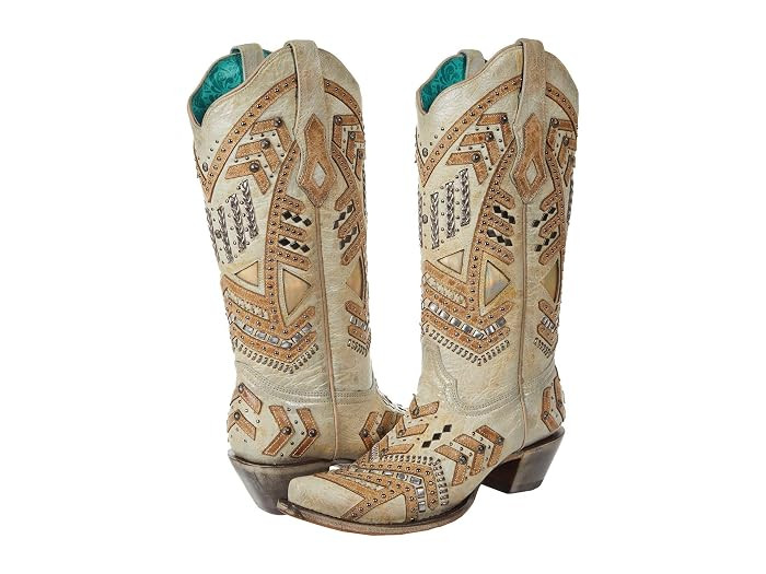 Corral Boots A3942 (White) Women's Shoes | Zappos