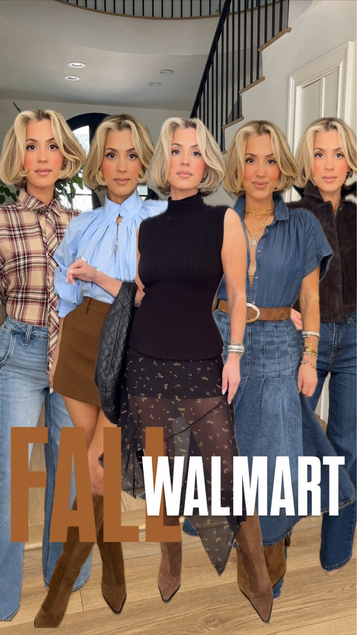 OMG these @walmart fall new arrivals & outfits are SO GOOD 😭💫🙌🏼

Size 2 in jeans + skirt 
XS in tops 
SM in jackets

#LTKxWalmart #LTKgrwm #LTKootd
