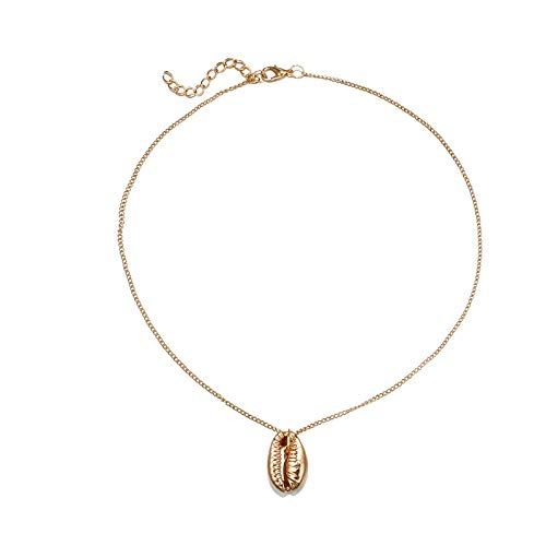 LANG XUAN Beach Conch Shell Necklace Bracelet Velvet Chain Choker Weaving Bohemian Necklace Jewel... | Amazon (US)