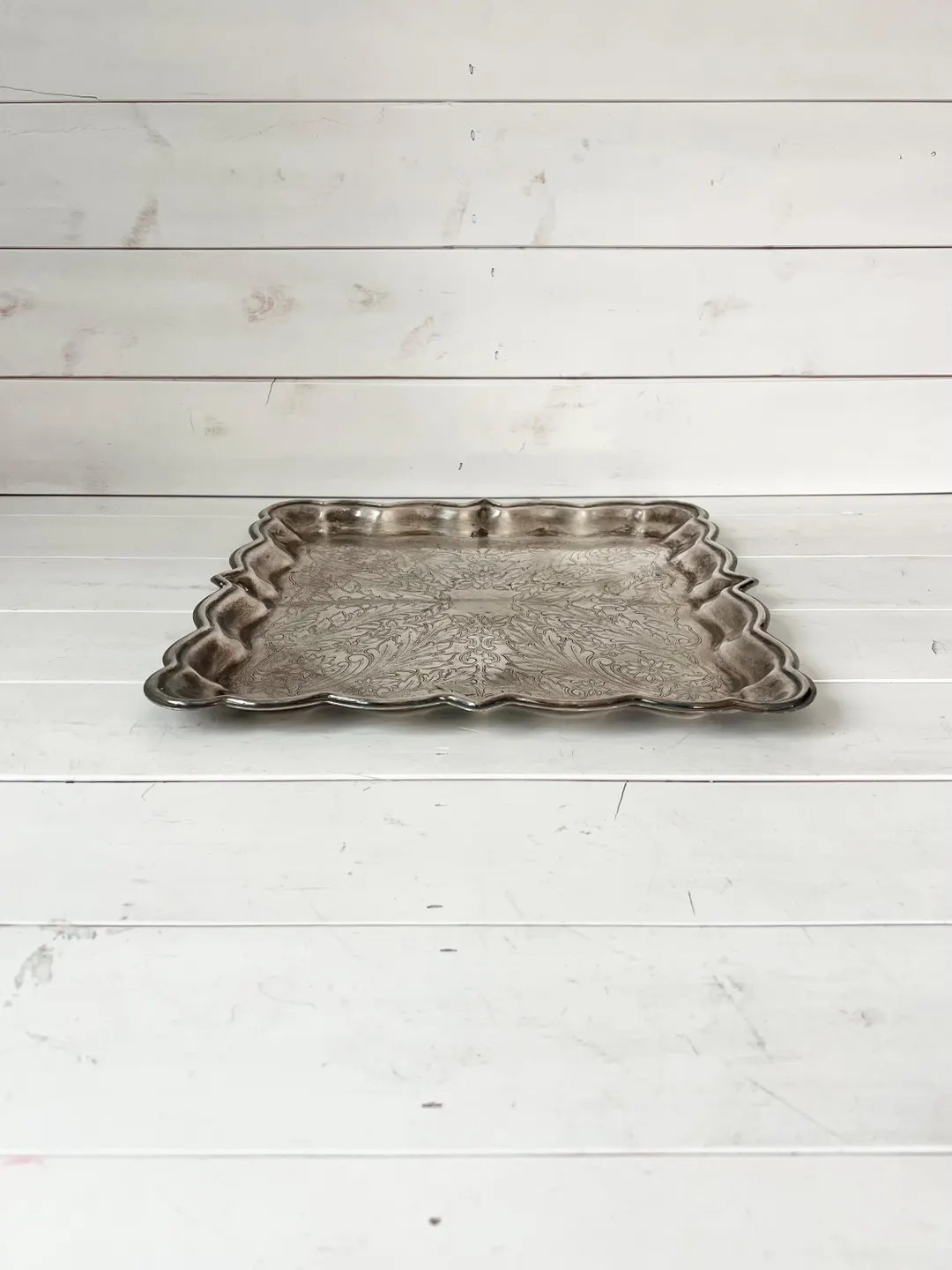 Vintage Silver Tray - Vanity, Candle, Bathroom, Bar, or Coffee Table Decor - Etsy | Etsy (US)