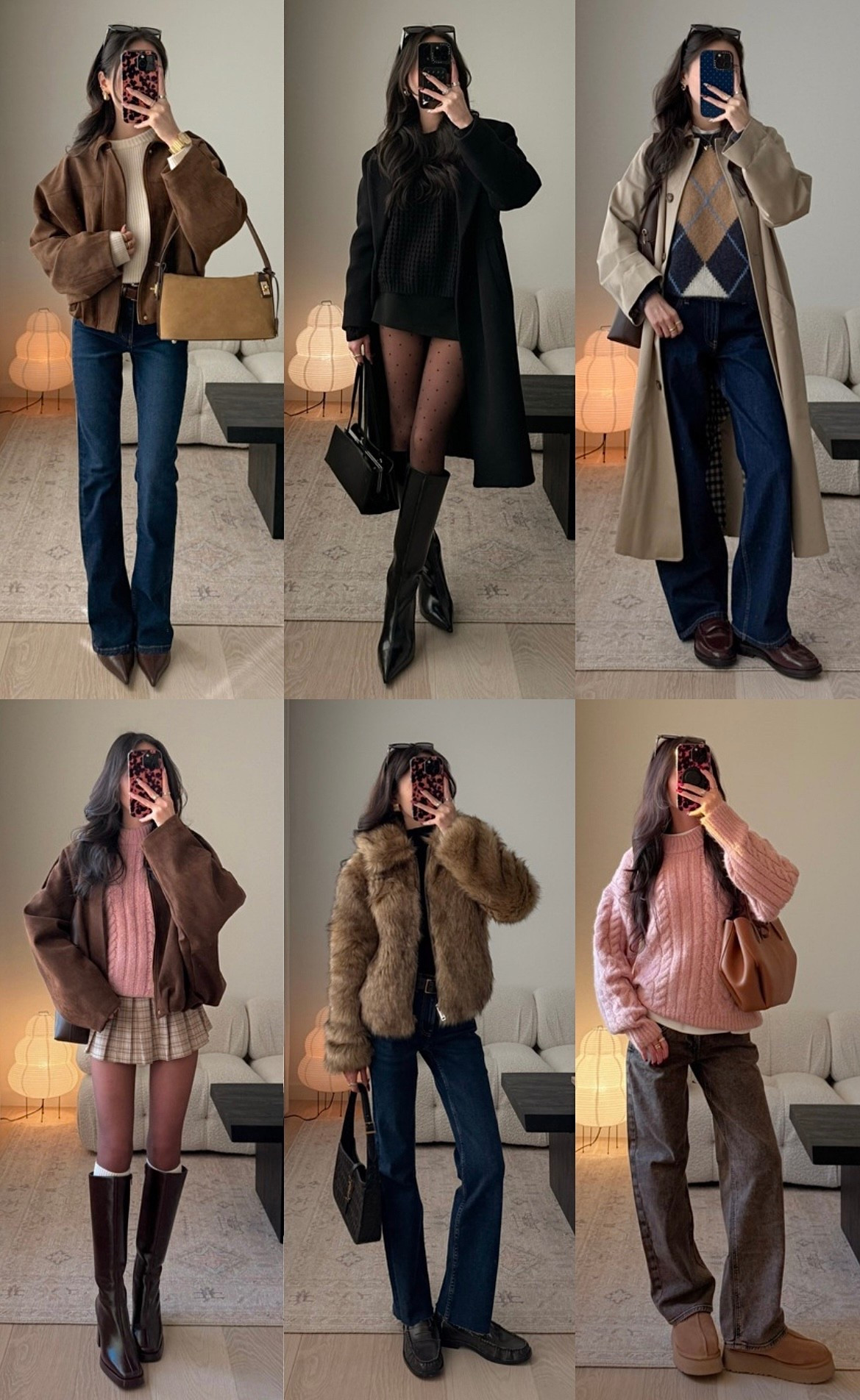 outfit roundup! sizing details below:

JACKETS:
brown jacket - size S
black long coat - size xxs short length 
tan trench - size US 0
fur coat - size xxs

TOPS:
cream sweater - size xs
argyle sweater - size US 0
pink sweater - size xs
basic white tee - size large 

BOTTOMS:
h&m jeans - size US 0
black mini skort - size xxs
gap jeans (blue and brown one) - size 24 short
mango jeans - size US 0


#LTKootd #LTKPetite