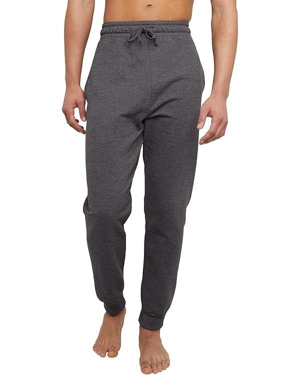 Hanes Mens Joggers, EcoSmart Fleece Sweatpants for Men, Men's Lounge Pants, 30.5" | Amazon (US)