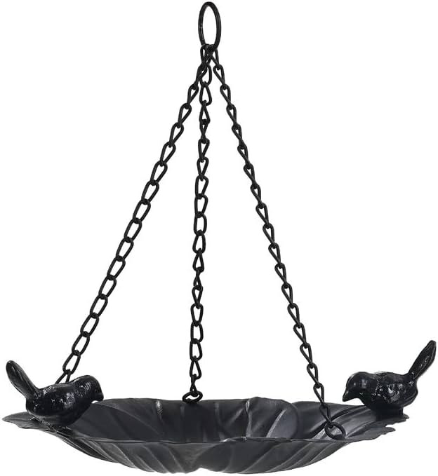 Jemeni Hanging Bird Feeder Tray Outside, Seed Flat Tray Plate for Bird Feeder, Outdoor Garden Bac... | Amazon (US)