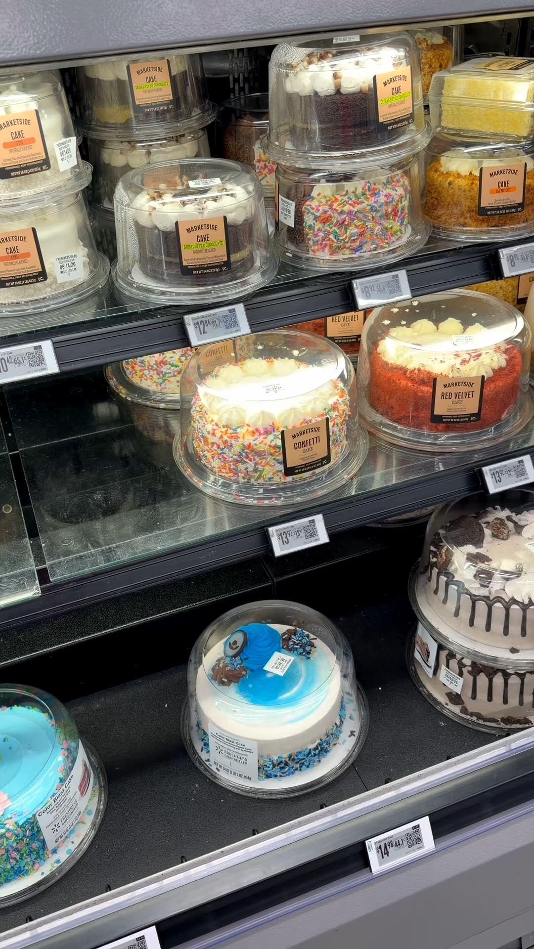 NEW in the Walmart bakery 🤩🍰 
Blackberry Vanilla Cake sounds divine ✨