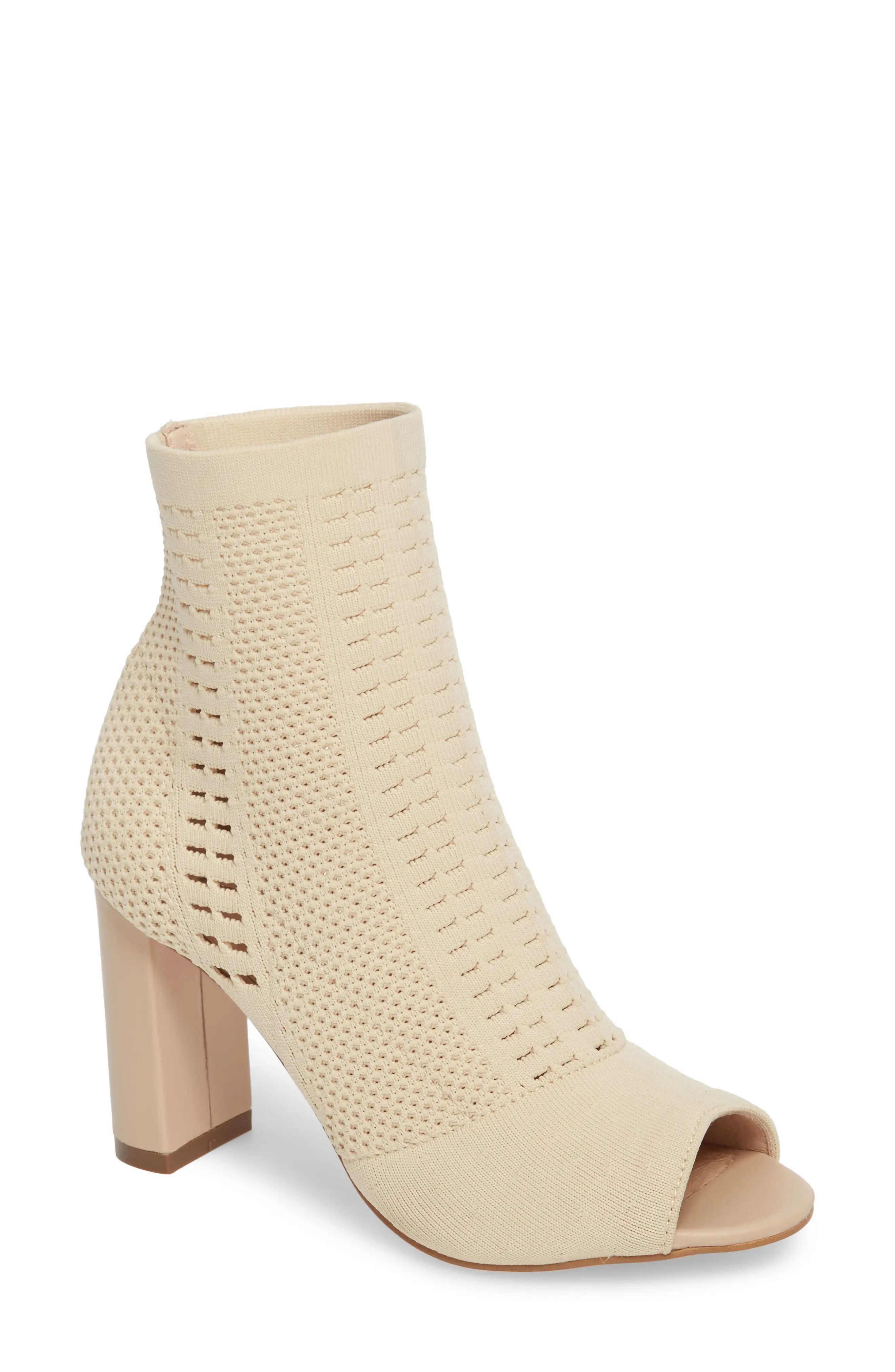 Can't Stop Open Toe Sock Bootie | Nordstrom