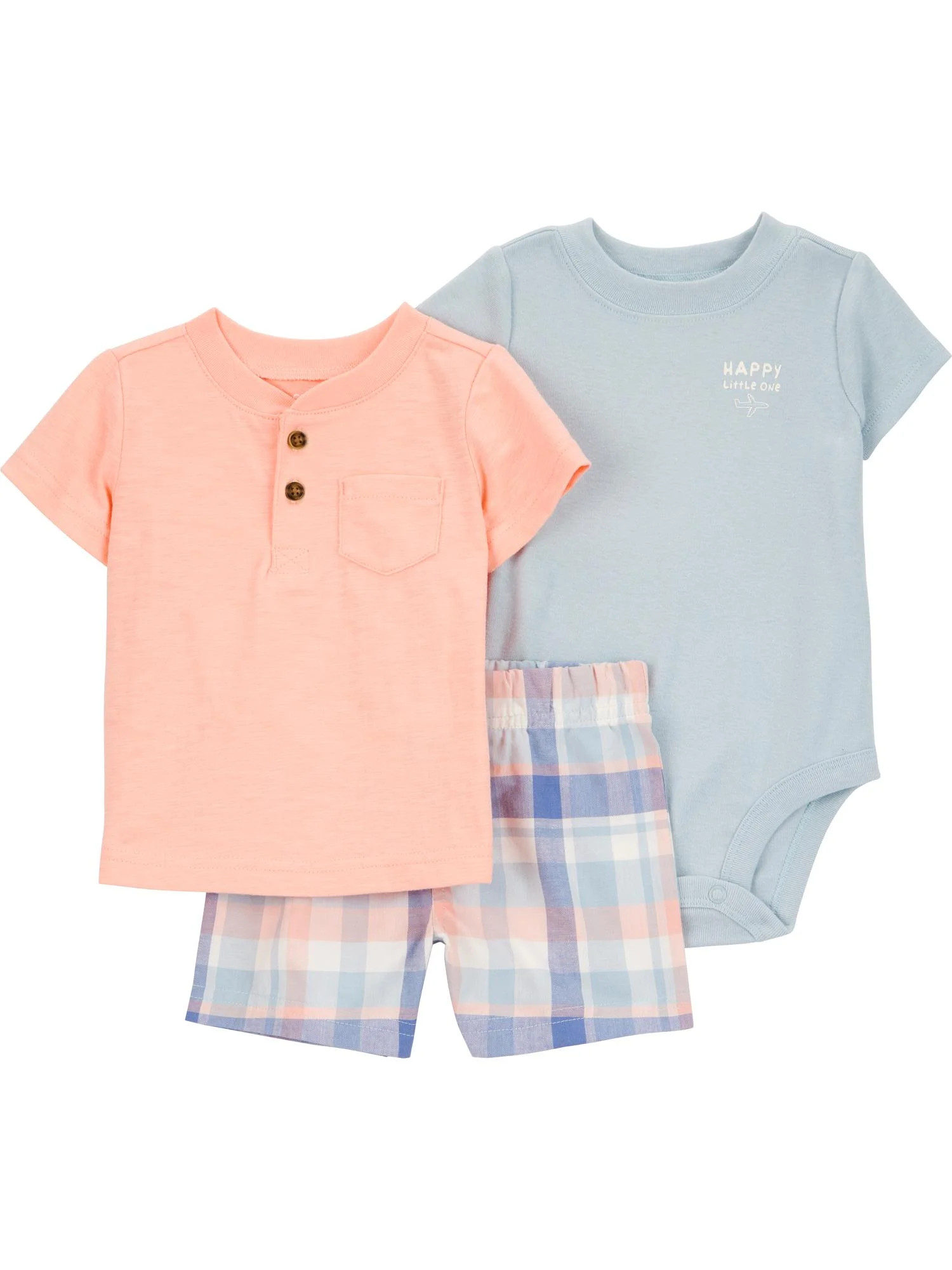 Carter's Child of Mine Baby Boy Outfit Set, 3-Piece, Sizes 0/3-24 Months | Walmart (US)