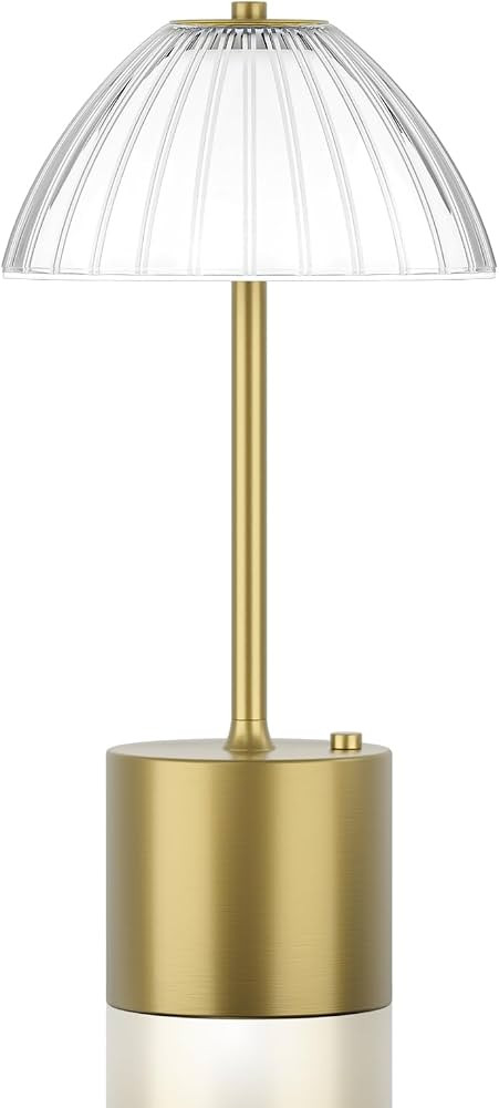 Aipsun Rechargeable Table Lamp LED Cordless Table Lamp Battery Powered 3 Color Stepless Dimming P... | Amazon (US)