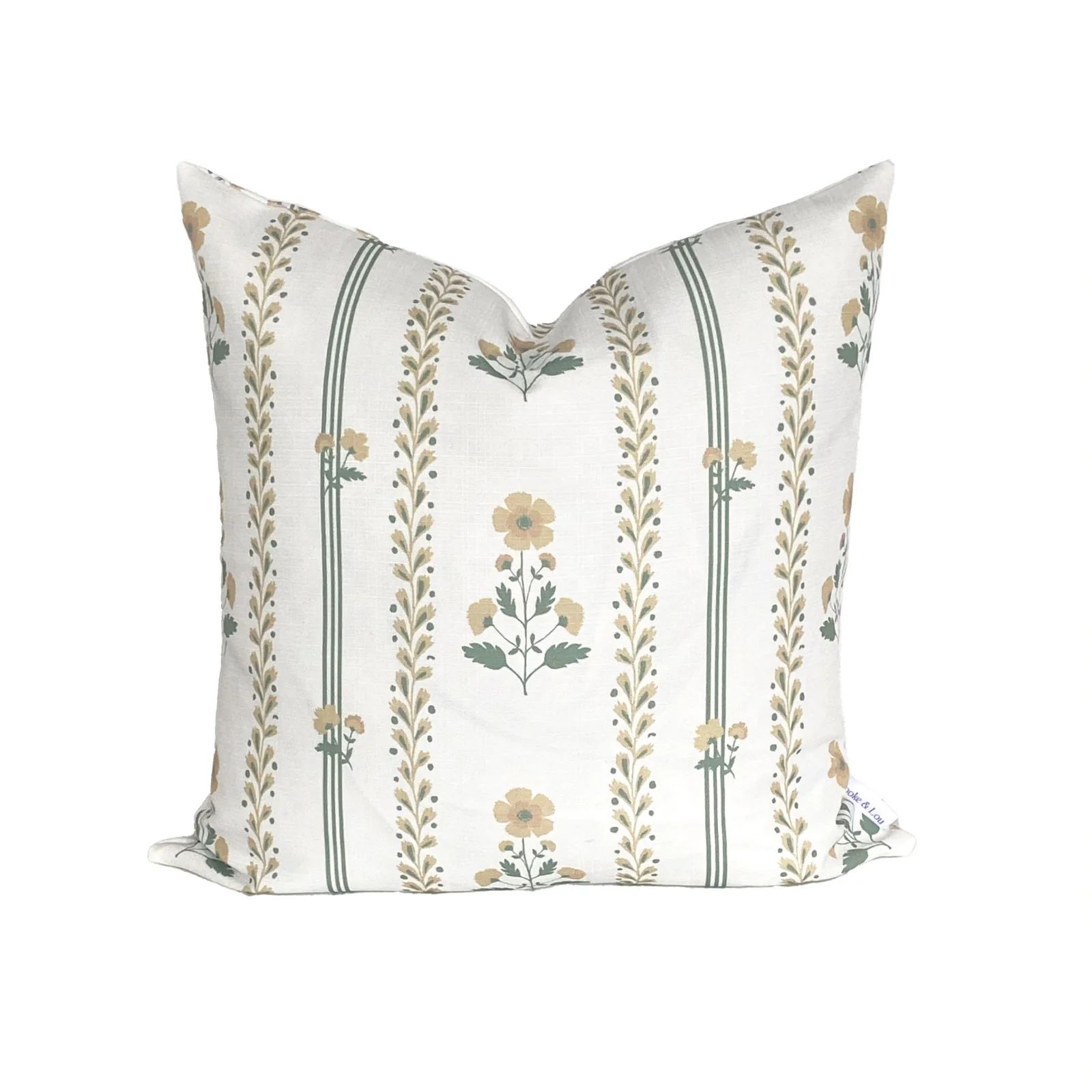 Annabelle Floral Pillow in Honey | Brooke and Lou