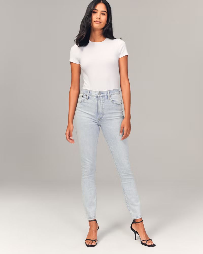 High Rise Skinny Jean | Abercrombie & Fitch (US)