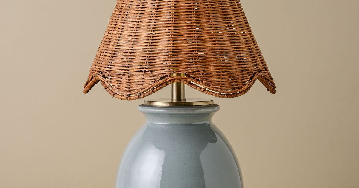 Olivia Table Lamp - Lake Blue | Magnolia