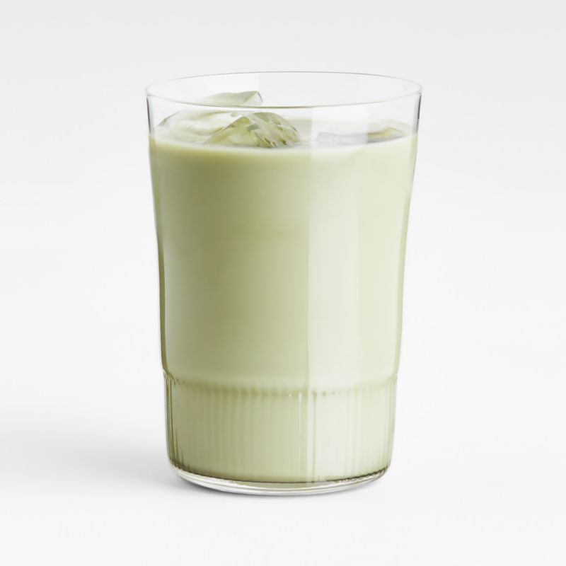 Mid-Ridged Tall Drinking Glass | Crate & Barrel | Crate & Barrel