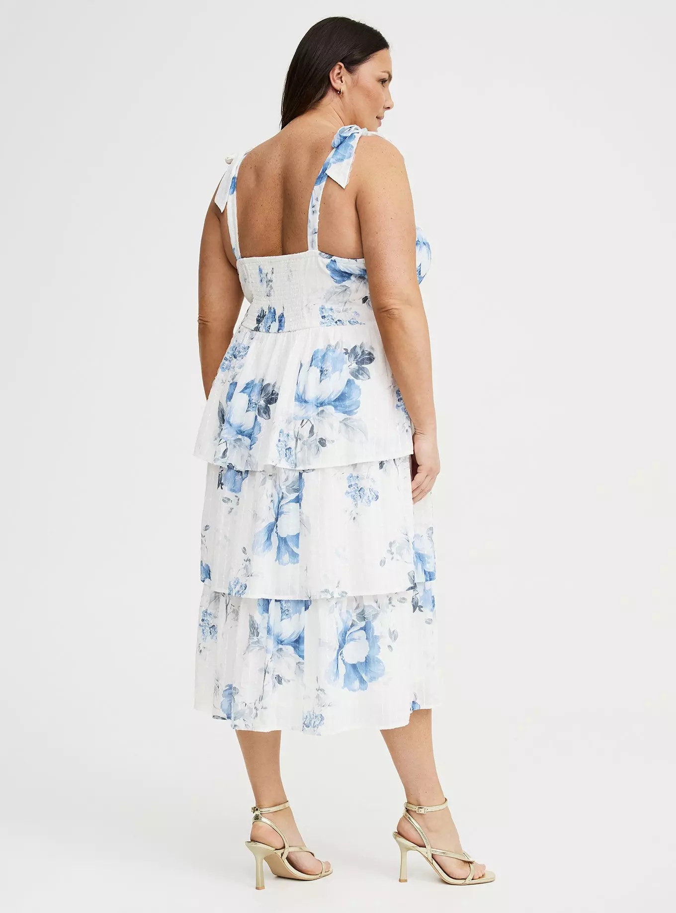 Sweetheart Tiered Midi Dress | Torrid (US & Canada)