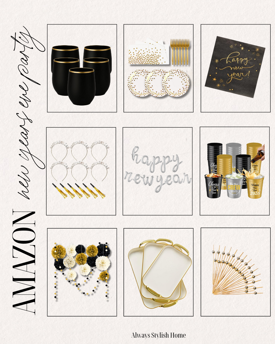 Amazon New Year’s Eve party supplies, New Year’s Eve party decorations Amazon, New Year’s Eve party essentials, Amazon NYE party decor, New Year’s Eve party favors Amazon, New Year’s Eve balloons and banners, New Year’s Eve table decorations, New Year’s Eve party kit Amazon, New Year’s Eve party accessories, Amazon New Year’s Eve essentials 

 #LTKHoliday #LTKSeasonal #LTKHome