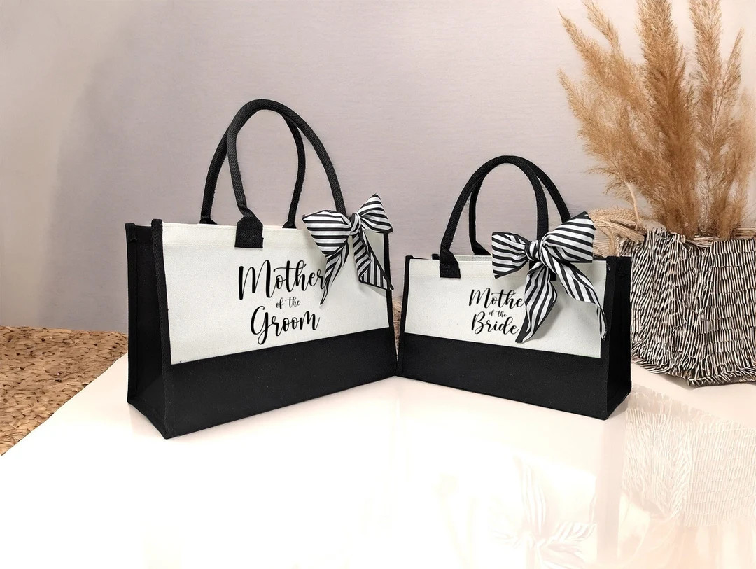 Mother of the Bride Tote Bag, Mother of the Groom Canvas Bag, Mother of the Bride Bag, Mother of ... | Etsy (US)