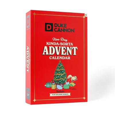 Duke Cannon Supply Co. Men's Advent Calendar Holiday Soap and Cologne Gift Set - 5ct | Target