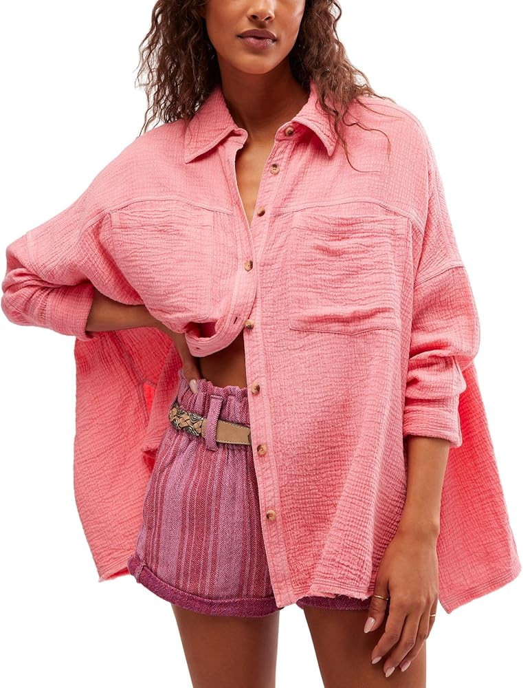 Free People Women's Cardiff Top | Amazon (US)