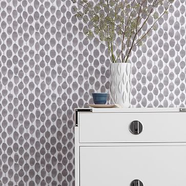 Chasing Paper Removable Wallpaper Panels &ndash; Stamped Dots | West Elm (US)