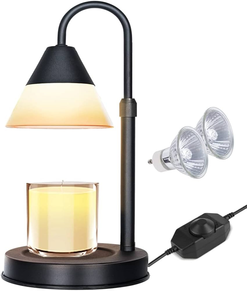 Mocalido Candle Warmer Lamp for Jar Candles, Dimmable Electric Candle Lamp Warmer Height Adjustab... | Amazon (US)