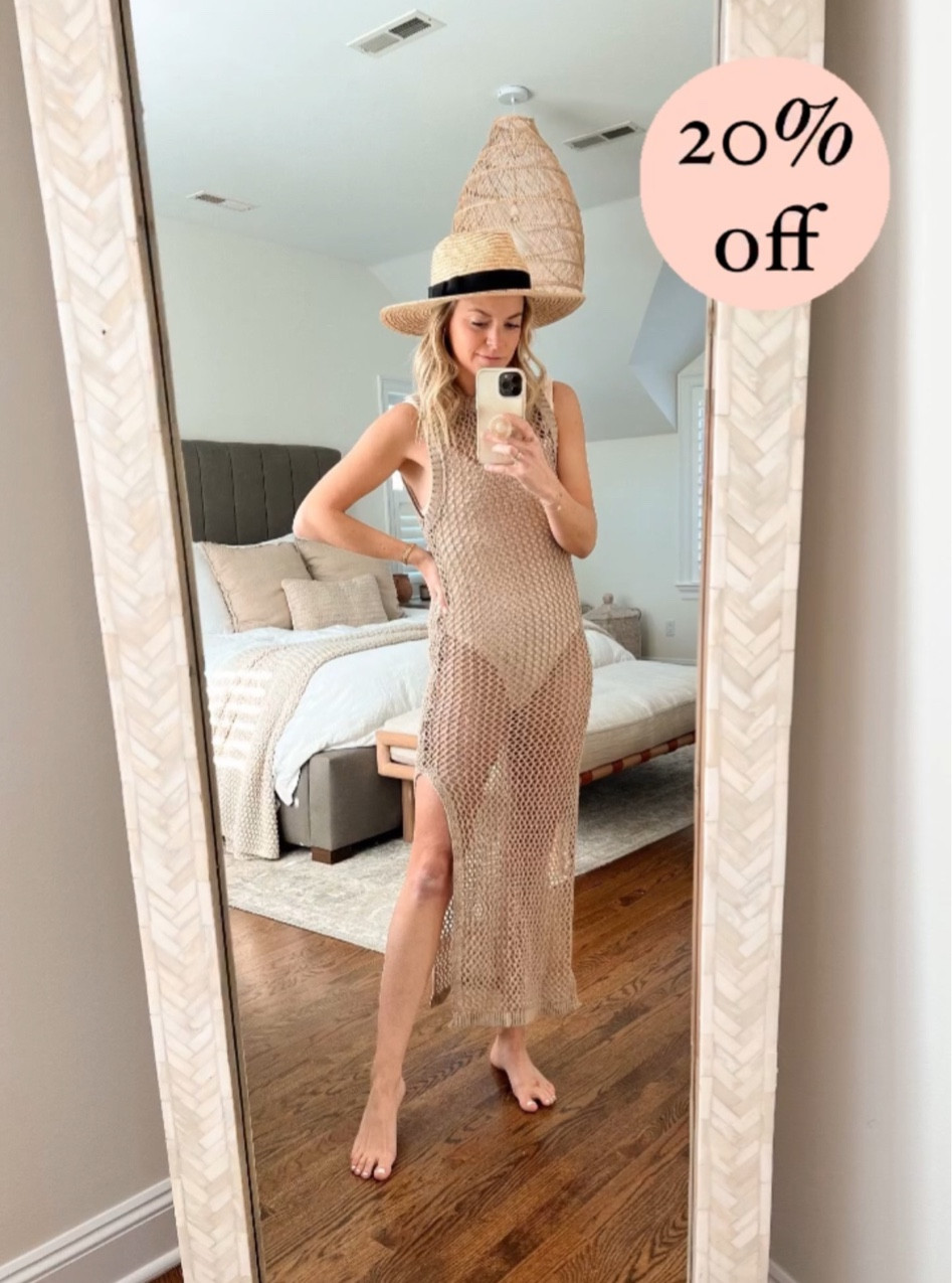 Swimsuit beach coverup on sale for 20% off with code ANTHROLTK20 // I’m wearing size small 

#LTKxAnthro #LTKswim #LTKtravel