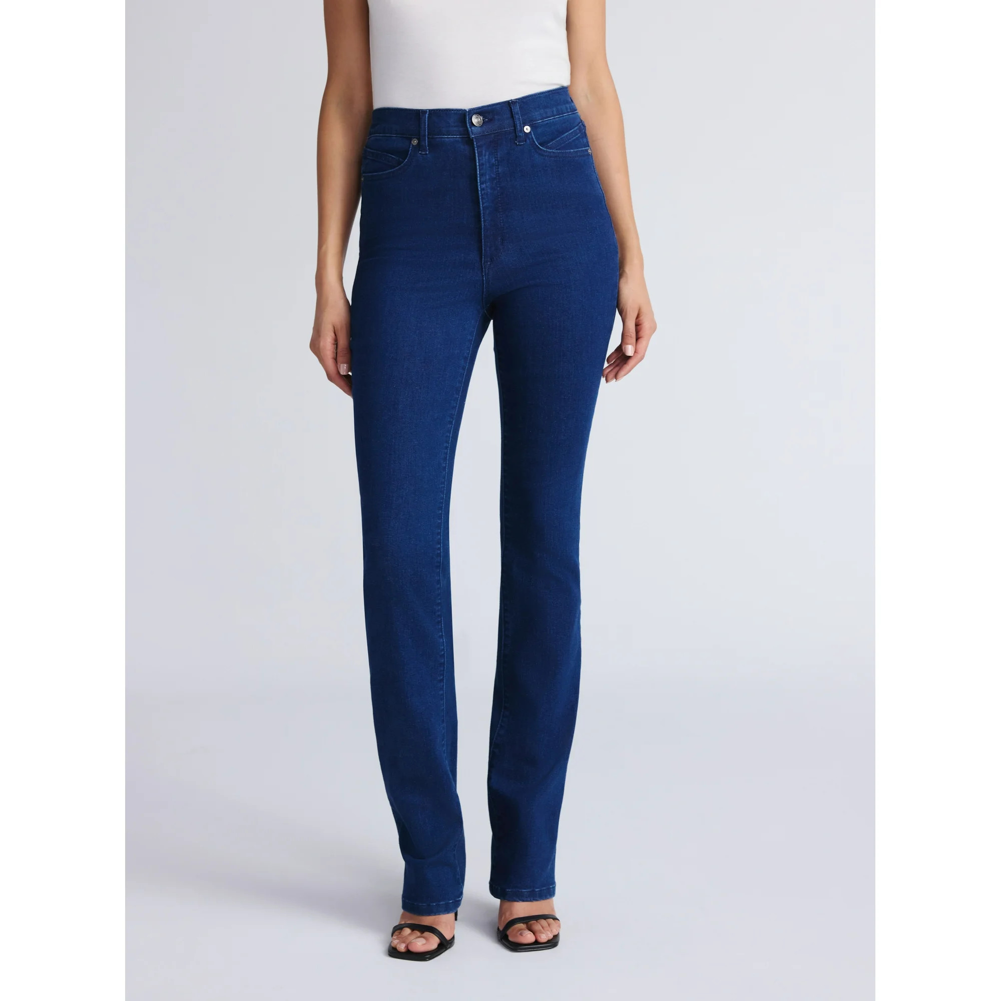 Sofia by Sofia Vergara Women's Marisol Bootcut Curvy High Rise Jeans, 32.5" Inseam, Sizes 0-20 | Walmart (US)