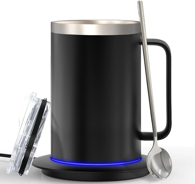 Smart Temperature Control Coffee Mug for Desk,Heated Cup with 10Hrs Auto Shut Off, USB Powered Mu... | Amazon (US)