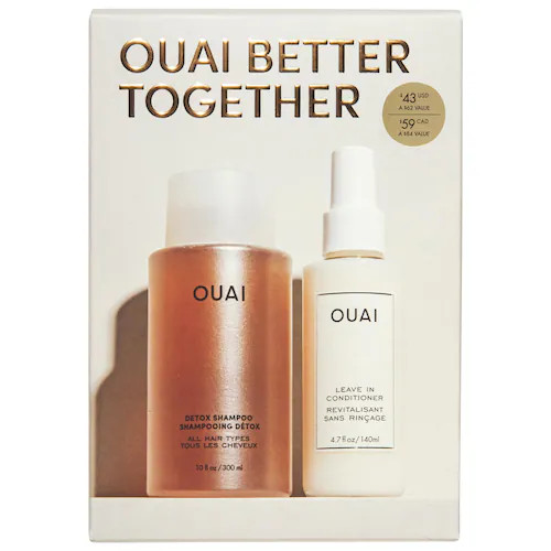 Detox Shampoo & Leave In Conditioner Hair Set - OUAI | Sephora | Sephora (US)