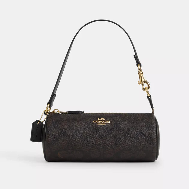 Coach Outlet Nolita Barrel Bag In Signature Canvas | Shop Simon