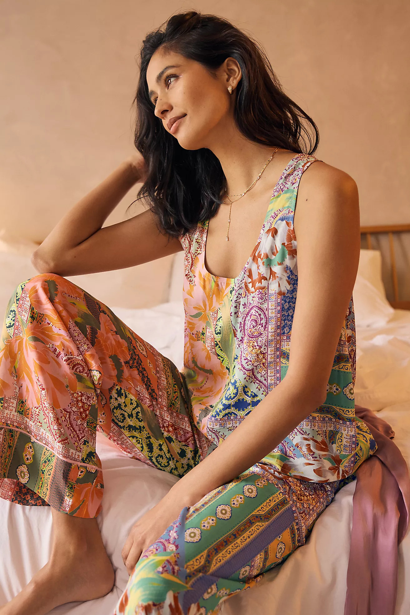 By Anthropologie Scarf-Print Top | Anthropologie (US)