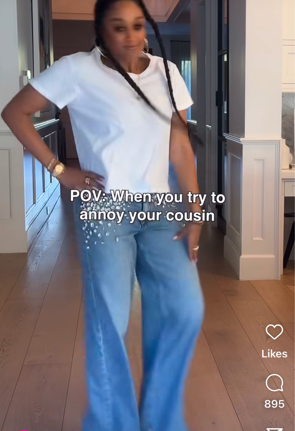 Tia Mowry’s jeans