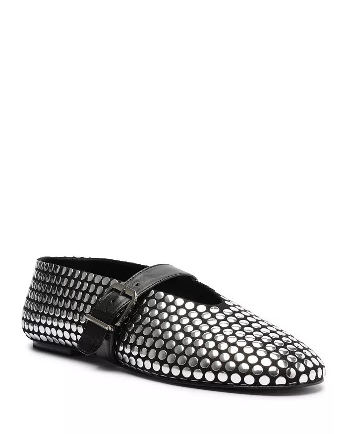 SCHUTZ Women's Eiza Studded Buckled Flats Shoes - Bloomingdale's | Bloomingdale's (US)