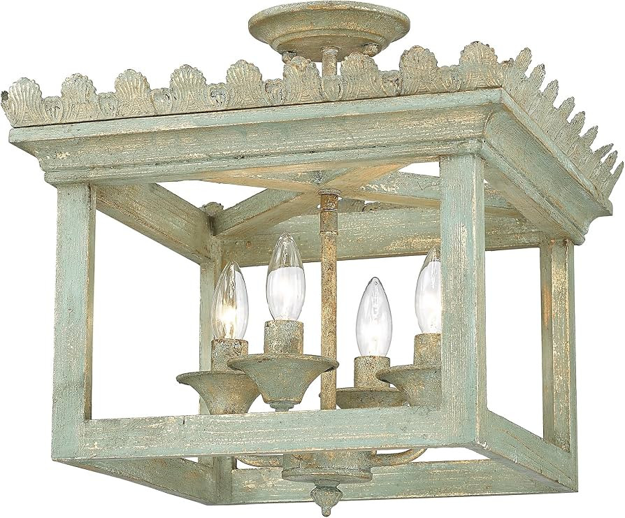 Golden Lighting 0838-SF VS Traditional, Vintage Sage | Amazon (US)