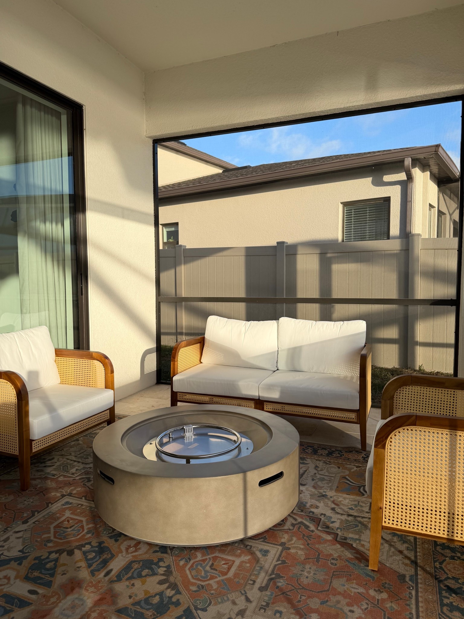 i absolutely love our patio set-up! linking my furniture in a different finish 🤍

#LTKootd #LTKHome #LTKSeasonal